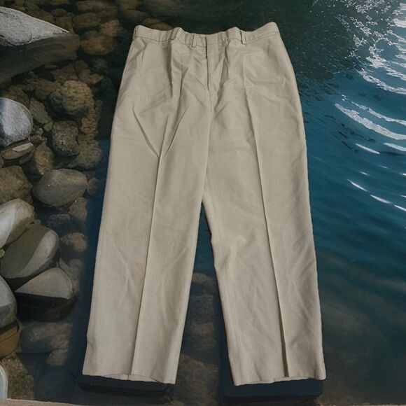 VTG US NAVY Originals Wool Polyester FLYING CROSS 40 (36x28.5) Uniform Pants USA - Picture 1 of 4